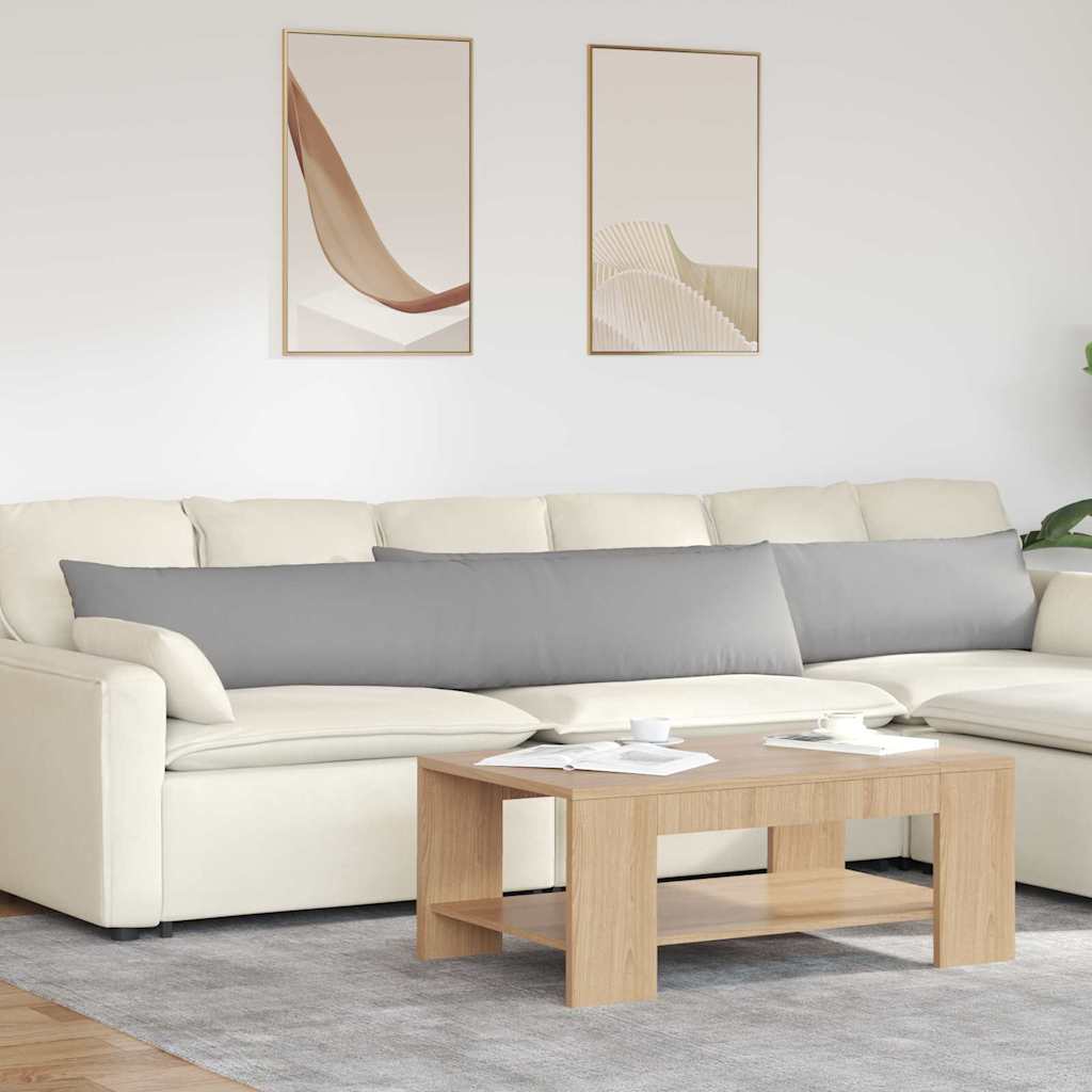 Vidaxl sofa kussens 2 pcs wolkengrijs 200 x 40 cm stof