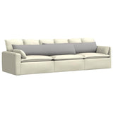 Vidaxl sofa kussens 2 pcs wolkengrijs 200 x 40 cm stof