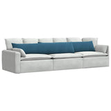 Vidaxl sofa kussens 2 stuks blauw 200 x 40 cm cordstof