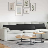 Vidaxl sofa kussens 2 stuks zwart 200 x 40 cm stof