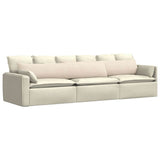 Vidaxl sofa kussens 2 stuks beige 200 x 40 cm stof