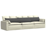 Vidaxl sofa kussens 2 stuks donkergrijs 200 x 40 cm cordstof