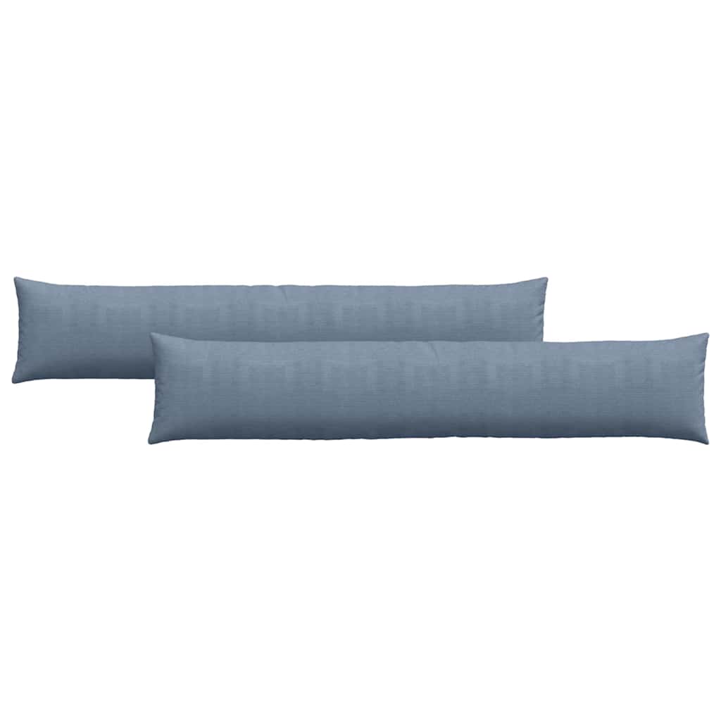 Vidaxl sofa kussens 2 stuks blauw 200 x 40 cm cordstof
