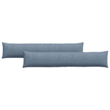 Vidaxl sofa kussens 2 stuks blauw 200 x 40 cm cordstof
