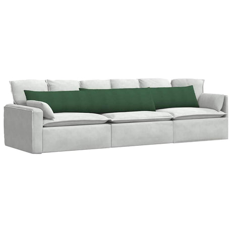 Vidaxl sofa kussens 2 stuks donkergroen 200 x 40 cm cordstof