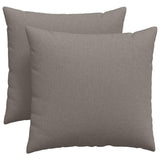 Vidaxl sofa kussens 2 pcs taupe 45 x 45 cm stof