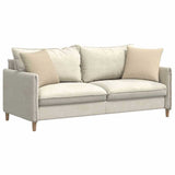 Vidaxl sofa kussens 2 pcs crème 45 x 45 cm stof