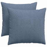 Vidaxl sofa kussens 2 stuks blauw 45 x 45 cm cordstof