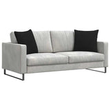 Vidaxl sofa kussens 2 pcs zwart 50 x 50 cm stof