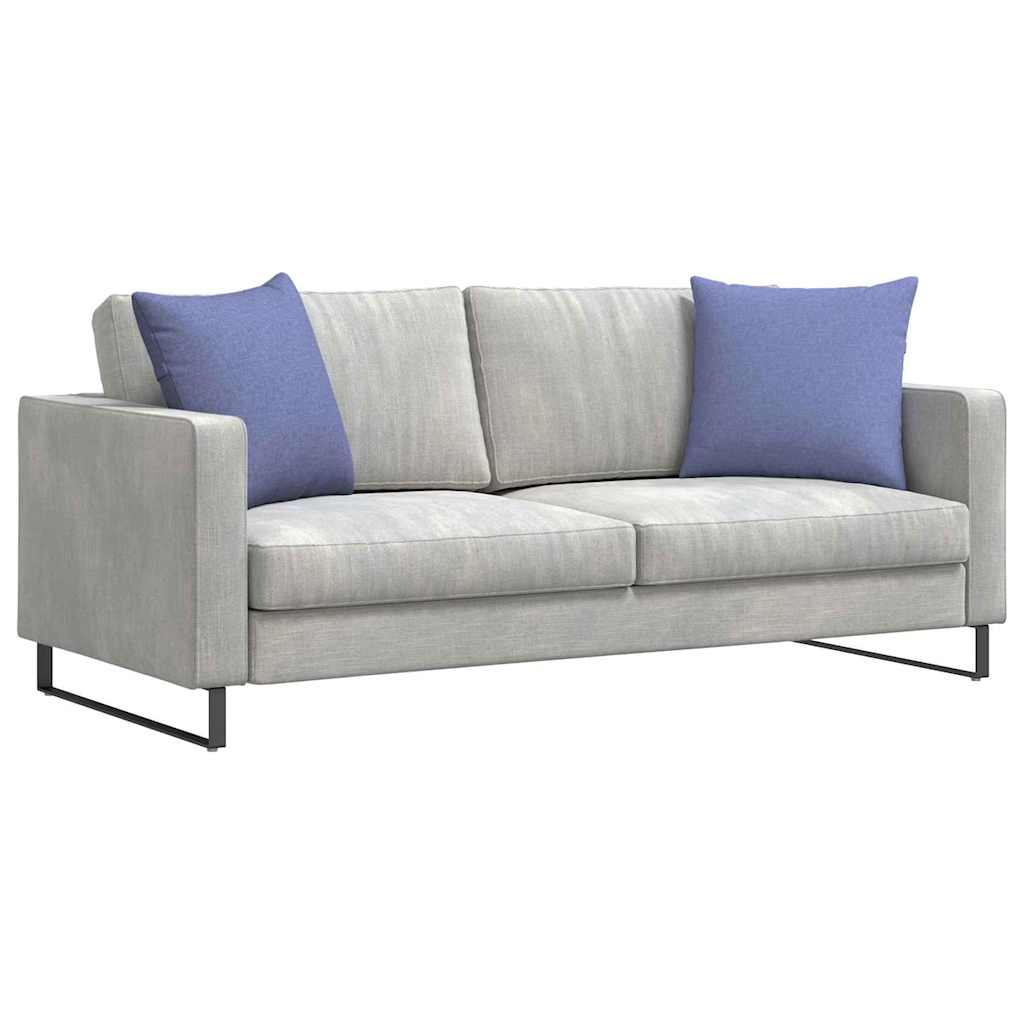 Vidaxl sofa kussens 2 pcs jeans blauw 50 x 50 cm stof