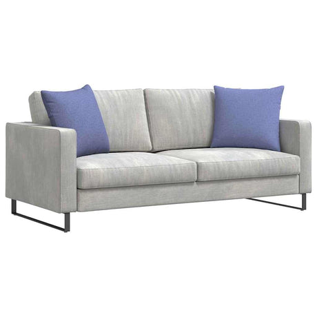 Vidaxl sofa kussens 2 pcs jeans blauw 50 x 50 cm stof