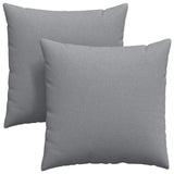 Vidaxl sofa kussens 2 pcs lichtgrijs 60 x 60 cm stof