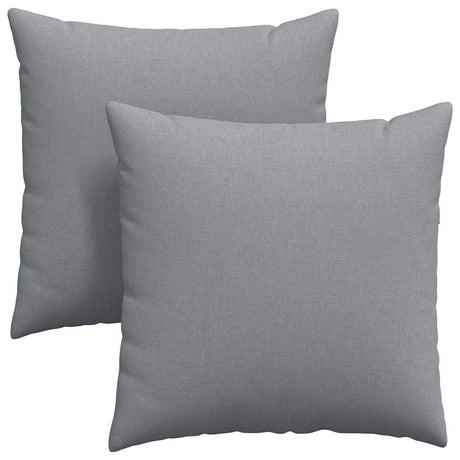 Vidaxl sofa kussens 2 pcs lichtgrijs 60 x 60 cm stof