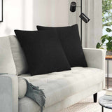 Vidaxl sofa kussens 2 pcs zwart 60 x 60 cm stof