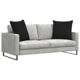 Vidaxl sofa kussens 2 pcs zwart 60 x 60 cm stof