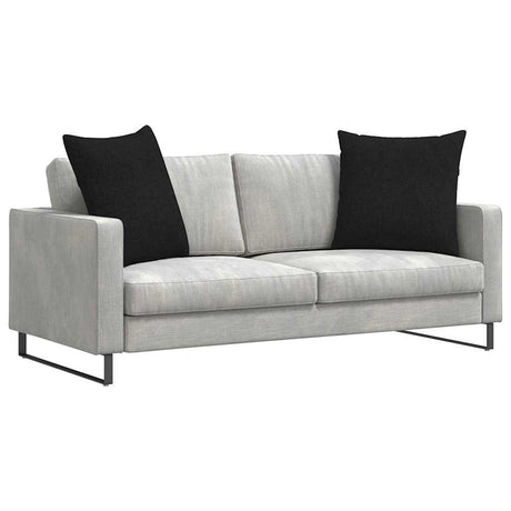 Vidaxl sofa kussens 2 pcs zwart 60 x 60 cm stof