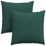 Vidaxl sofa kussens 2 pcs donkergroen 60 x 60 cm stof