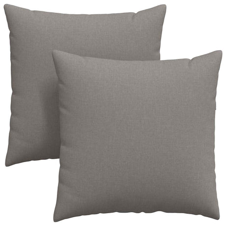 Vidaxl sofa kussens 2 pcs taupe 60 x 60 cm stof