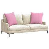 Vidaxl sofa kussens 2 pcs roze 60 x 60 cm stof