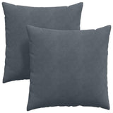 Vidaxl sofa kussens 2 stuks donkergrijs 60 x 60 cm cordstof