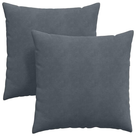 Vidaxl sofa kussens 2 stuks donkergrijs 60 x 60 cm cordstof