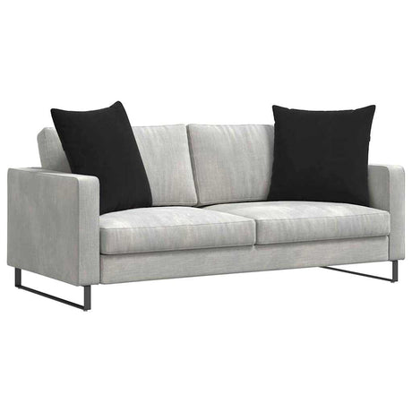 Vidaxl sofa kussens 2 stuks zwart 60 x 60 cm cordstof