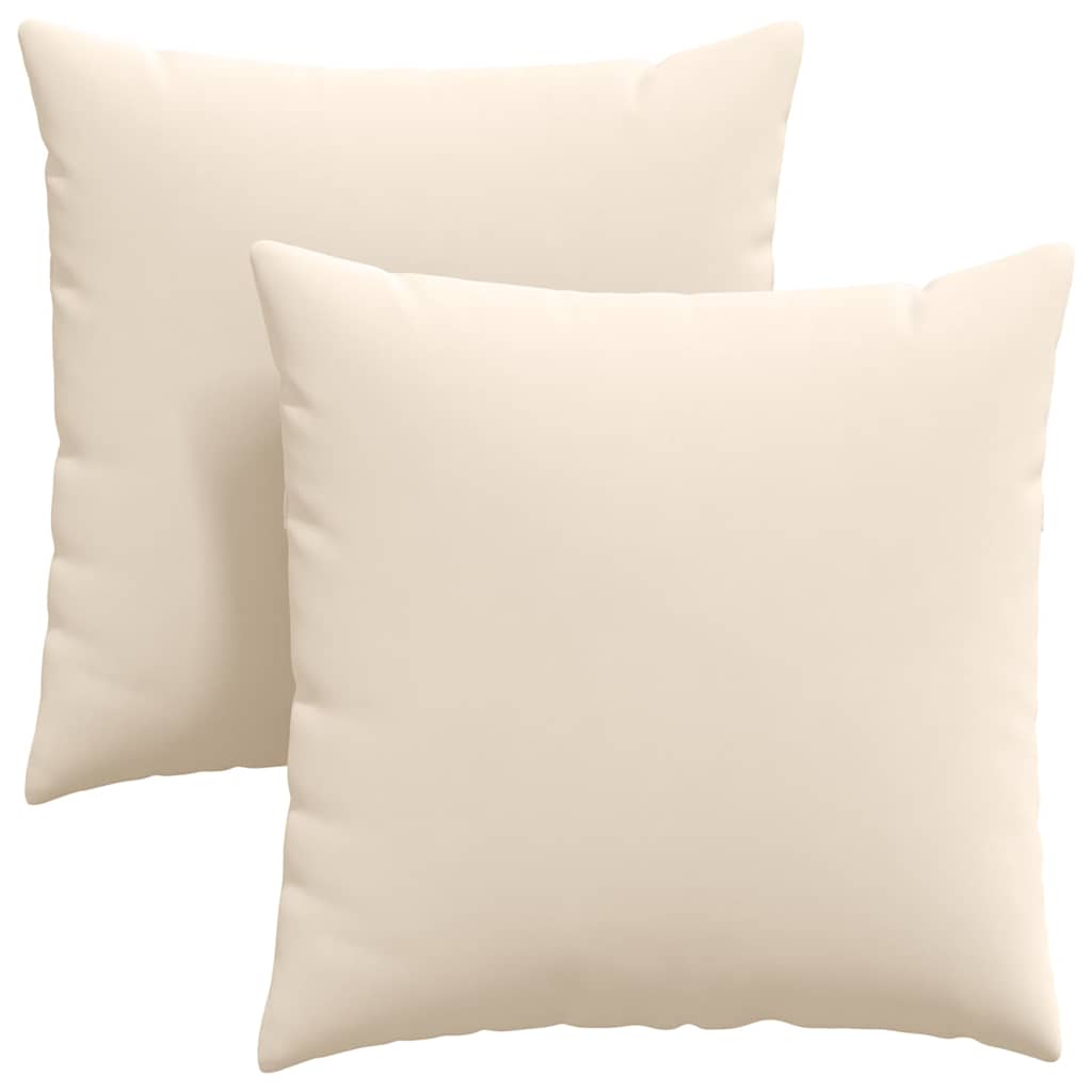 Vidaxl sofa kussens 2 stuks beige 60 x 60 cm stof