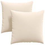 Vidaxl sofa kussens 2 stuks beige 60 x 60 cm stof