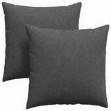 Vidaxl sofa kussens 2 stuks donkergrijs 60 x 60 cm cordstof