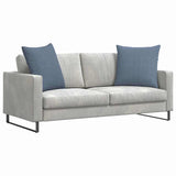 Vidaxl sofa kussens 2 stuks blauw 60 x 60 cm cordstof