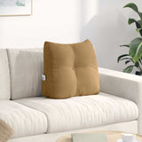 Vidaxl rugkussen bruin 45 x 24 x 50 cm fluweel