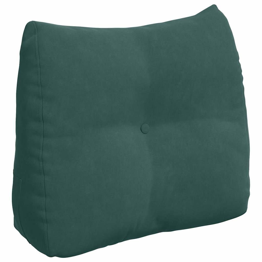 Vidaxl rugkussen donkergroen 60 x 24 x 50 cm fluweel