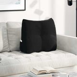 Vidaxl rugkussen zwart 60 x 24 x 50 cm fluweel