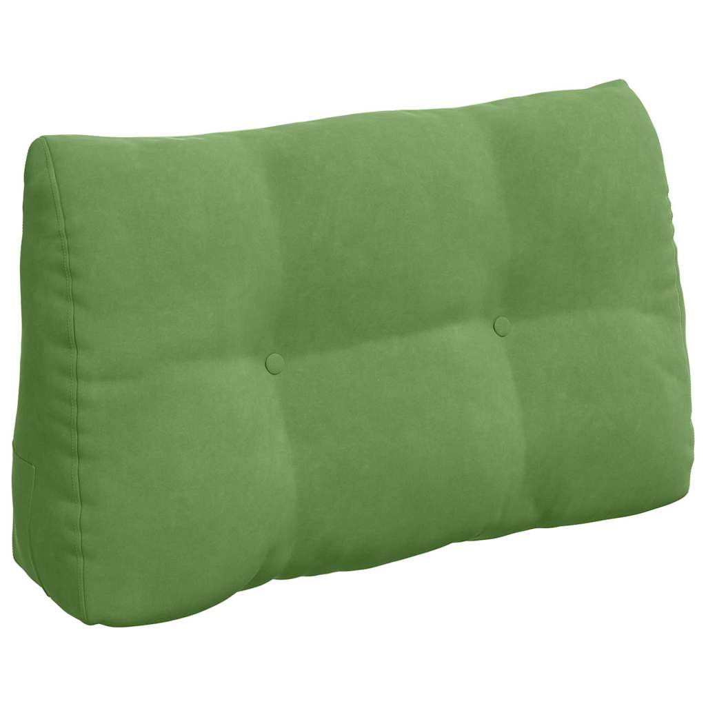 Vidaxl rugkussen lichtgroen 80 x 24 x 50 cm fluweel