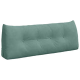 Vidaxl rugkussen zeegroen 120 x 24 x 50 cm fluweel