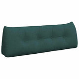 Vidaxl rugkussen donkergroen 140 x 24 x 50 cm stof