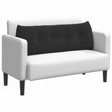 Vidaxl rugkussen zwart 140 x 24 x 50 cm fluweel