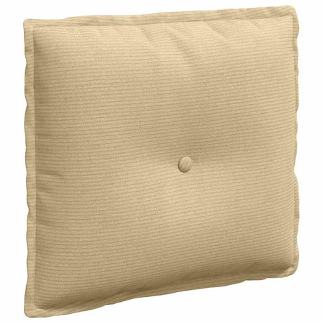 Vidaxl rugkussen grijs groen 50 x 45 cm cordstof