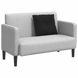Vidaxl rugkussen zwart 60 x 19 x 50 cm stof