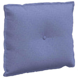 Vidaxl rugkussen jeans blauw 60 x 19 x 50 cm stof