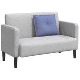Vidaxl rugkussen jeans blauw 60 x 19 x 50 cm stof