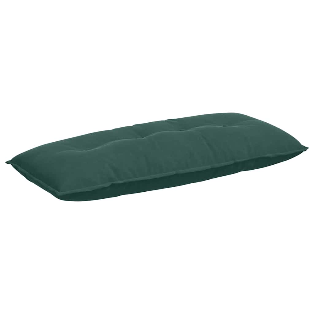 Vidaxl rugkussen donkergroen 120 x 50 cm cordstof