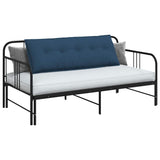 Vidaxl rugkussen blauw 140 x 19 x 50 cm stof
