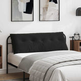 Vidaxl rugkussen zwart 140 x 50 cm cordstof