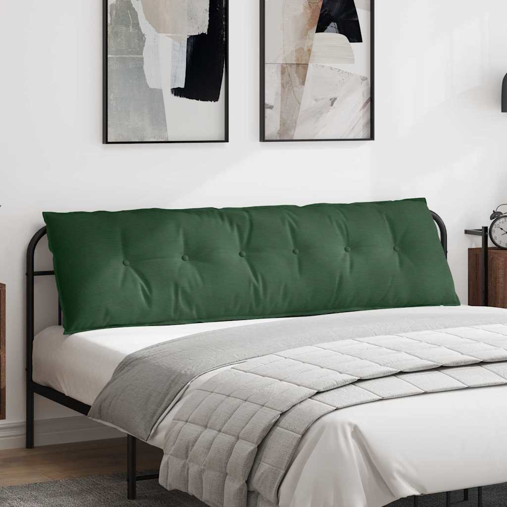 Vidaxl rugkussen jungle groen 180 x 50 cm cordstof