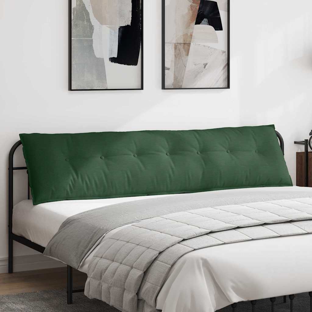 Vidaxl rugkussen jungle groen 200 x 50 cm cordstof
