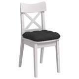 Vidaxl zitkussens 4 pcs zwart 45 x 45 cm microvezel stof