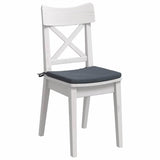 Vidaxl zitkussens 4 pcs donkergrijs 40 x 40 x 3 cm fluweel