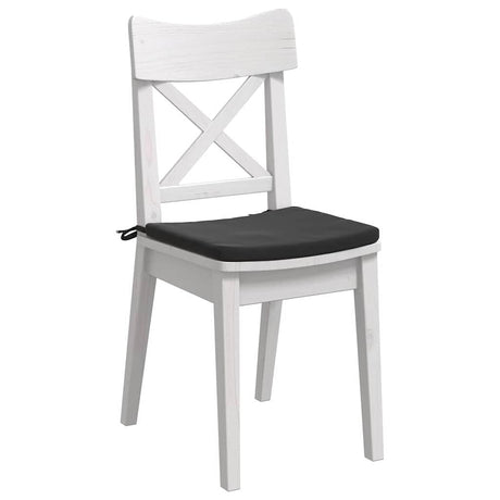 Vidaxl zitkussens 4 pcs zwart 40 x 40 x 3 cm fluweel
