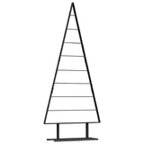 Vidaxl metalen kerstboom met standaard zwart 180 cm staal